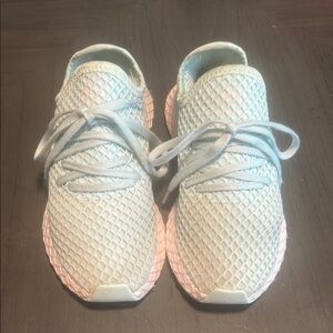 Adidas Blue and Pink Sneakers Breathable Mesh